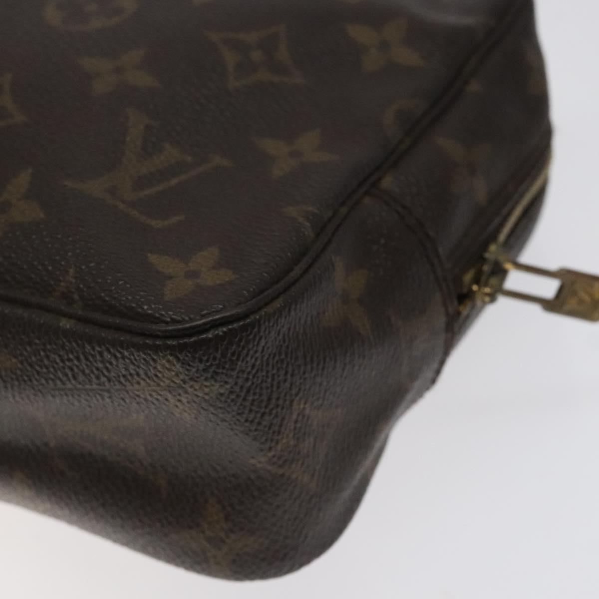 LOUIS VUITTON Monogram Trousse Toilette 23 Clutch Bag M47524 LV Auth fm4640