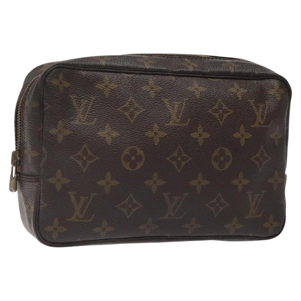 LOUIS VUITTON Monogram Trousse Toilette 23 Clutch Bag M47524 LV Auth fm4640