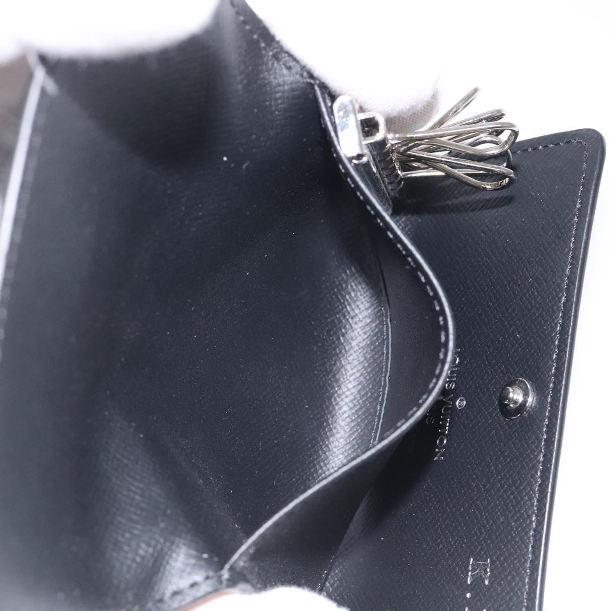 LOUIS VUITTON Monogram Eclipse Multicles6 Key Case M82603 LV Auth fm4644