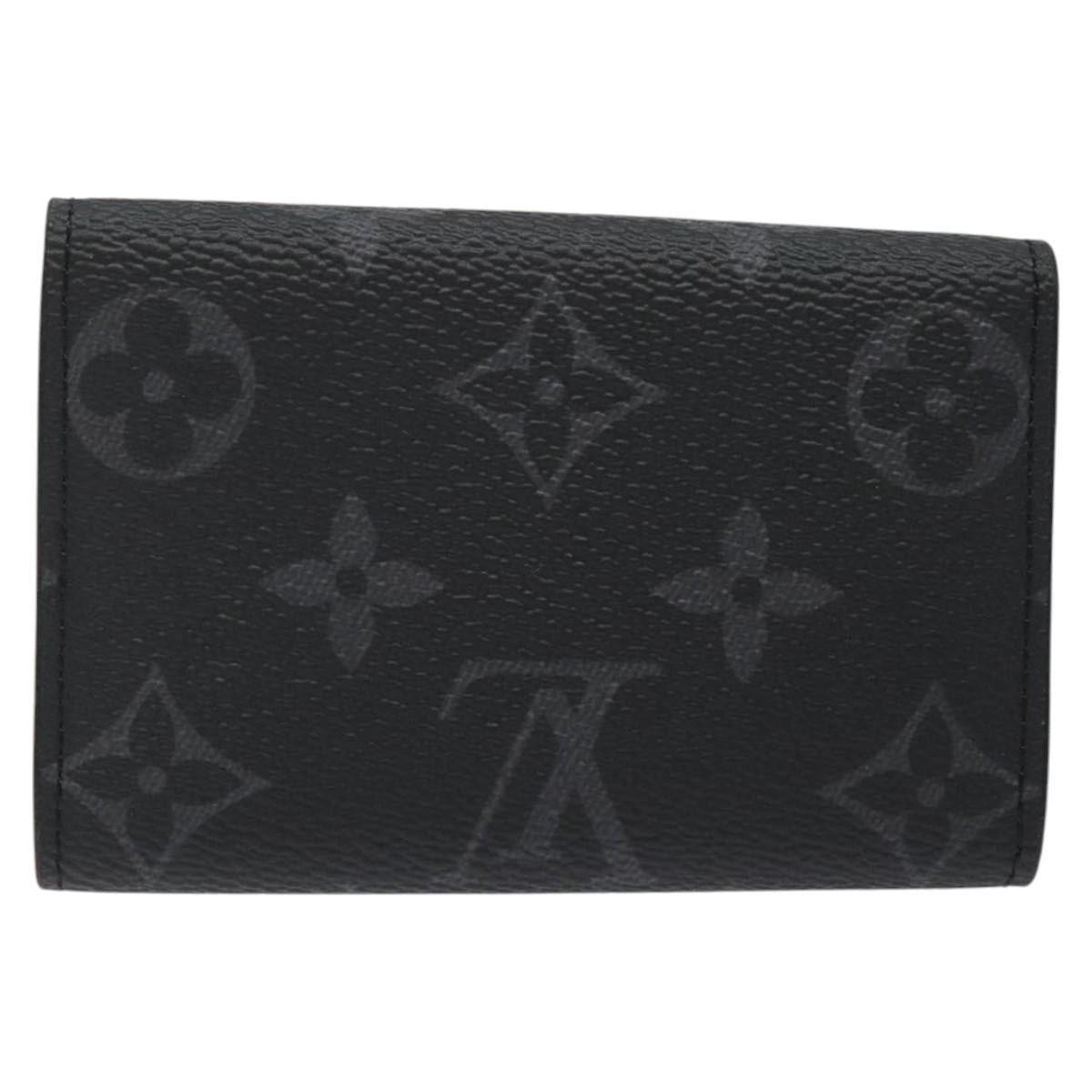 LOUIS VUITTON Monogram Eclipse Multicles6 Key Case M82603 LV Auth fm4644