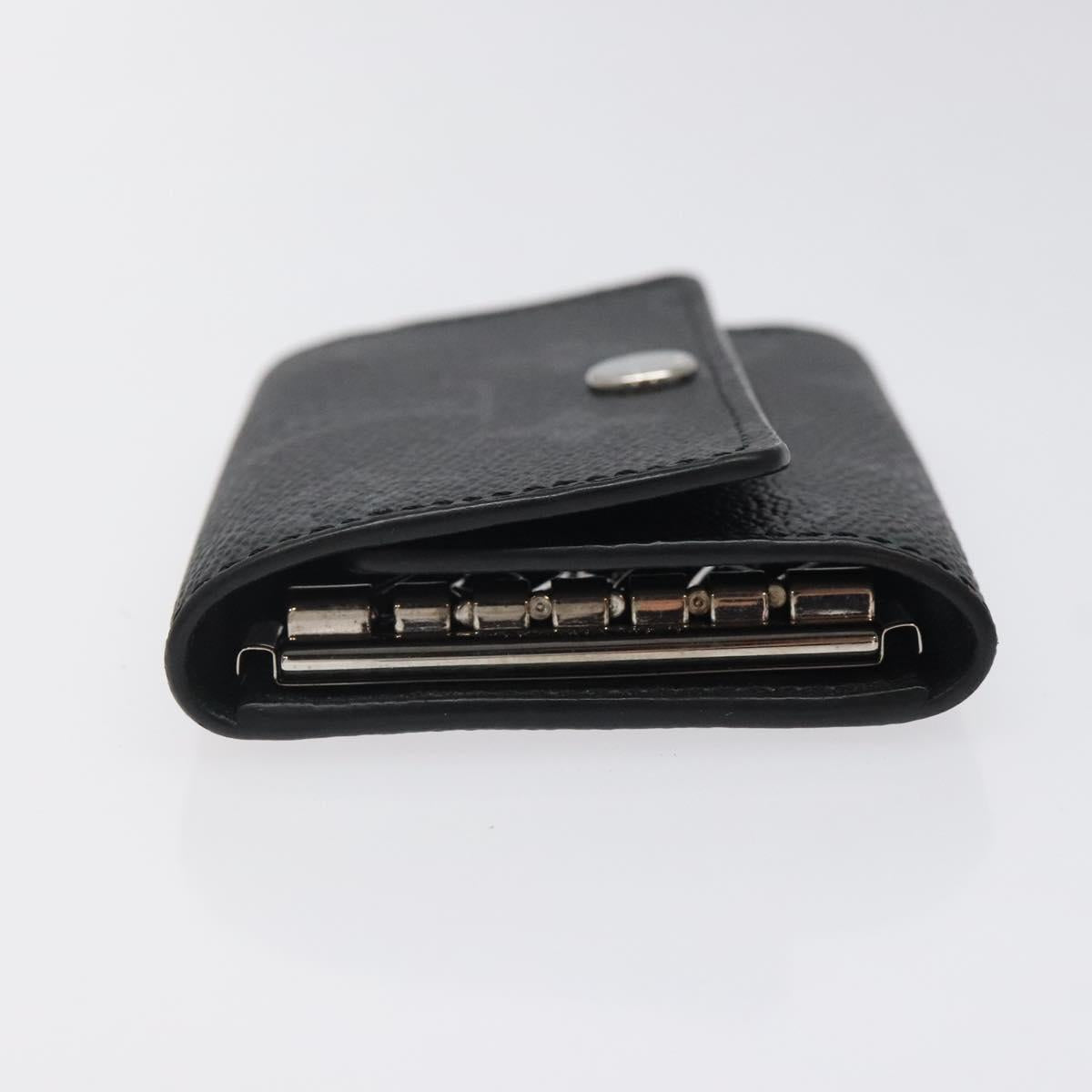 LOUIS VUITTON Monogram Eclipse Multicles6 Key Case M82603 LV Auth fm4644