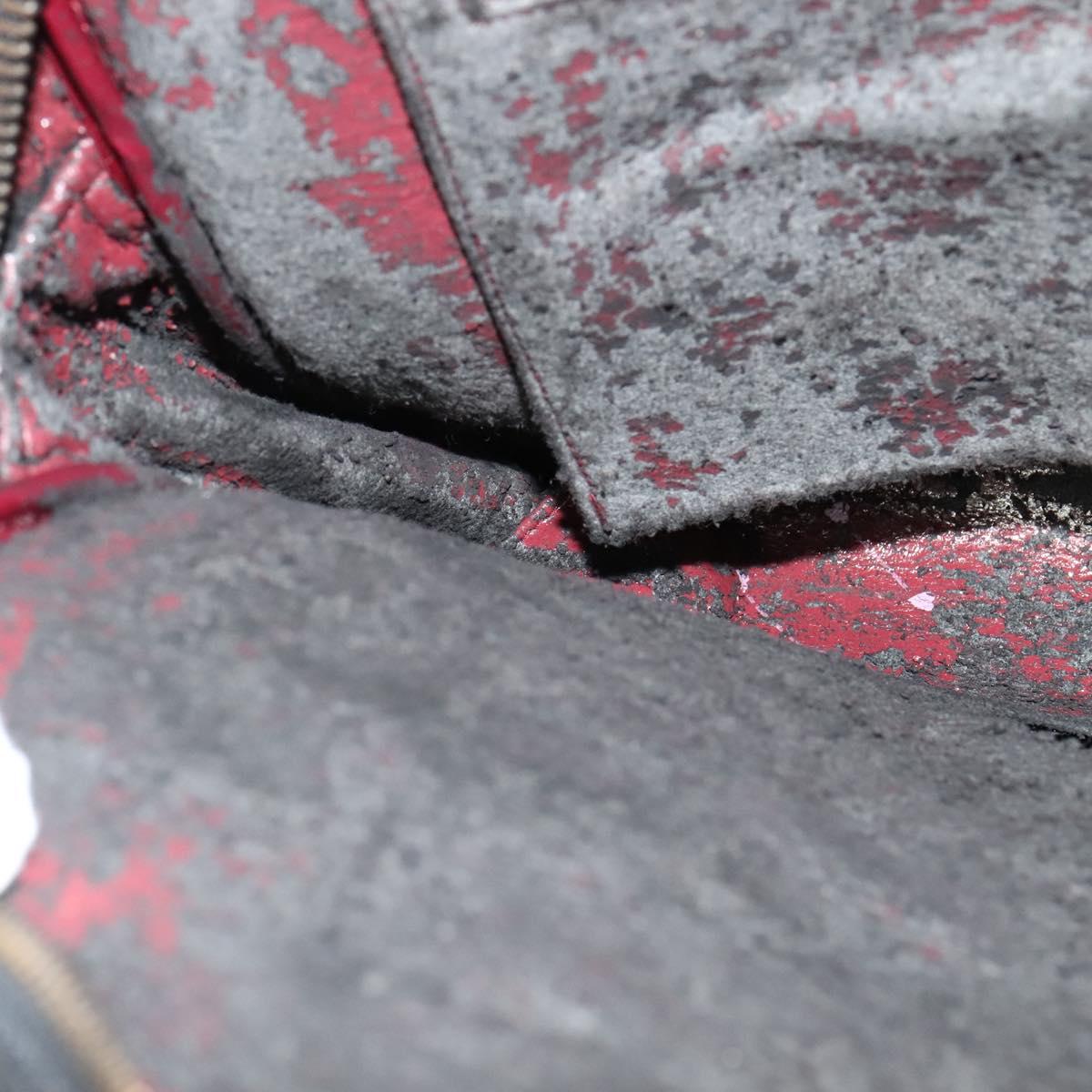 CHANEL Matelasse Chain Shoulder Bag Lamb Skin Black Gold CC Auth fm4668