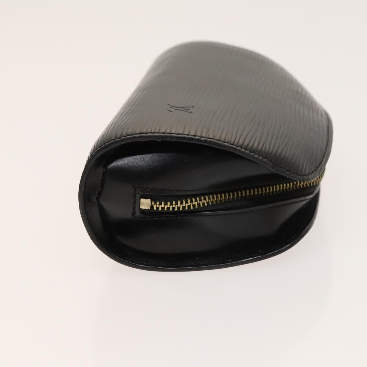 LOUIS VUITTON Taiga Epi Pouch Hand Bag 2Set Epicea Black LV Auth fm4726