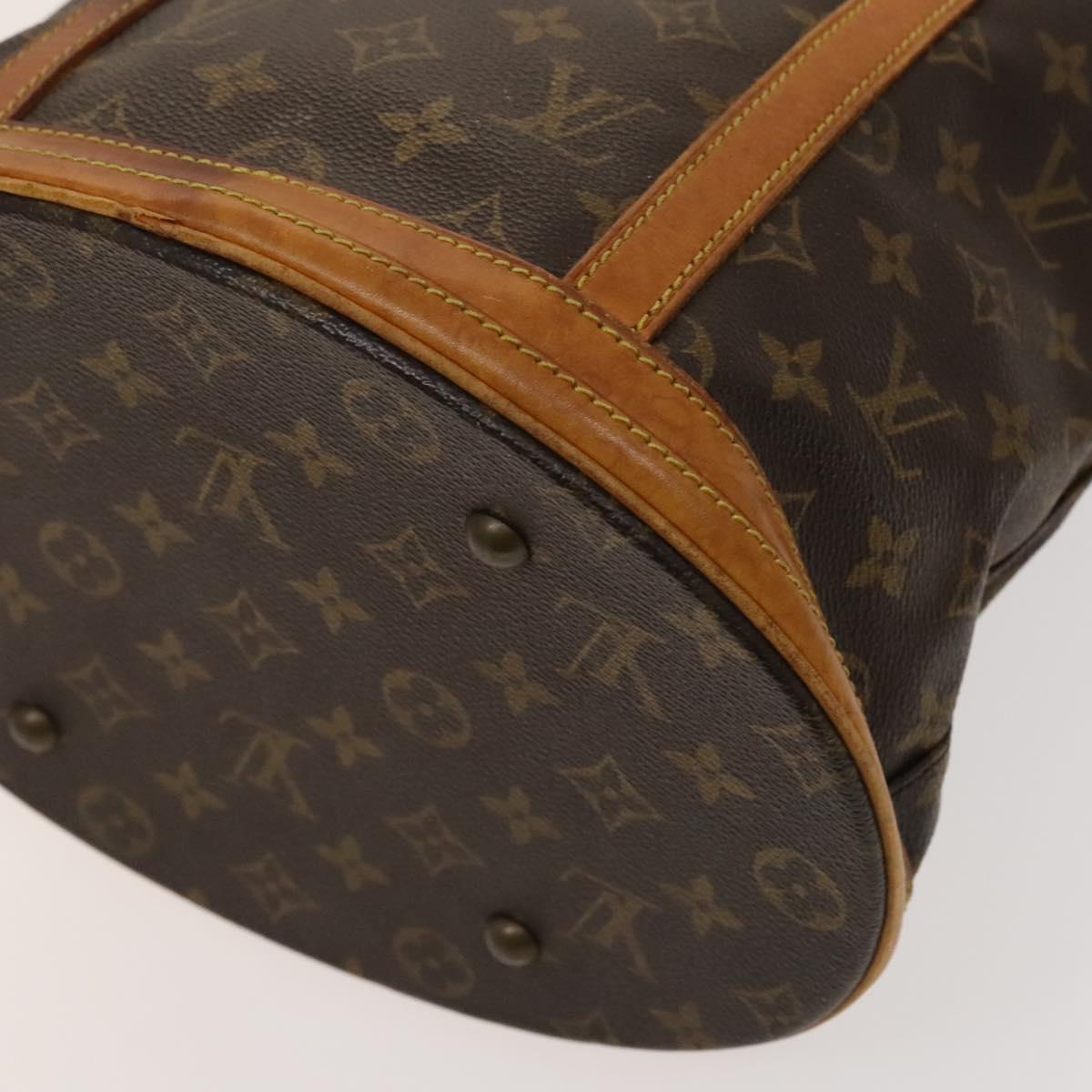 LOUIS VUITTON Monogram Bucket GM Shoulder Bag M42236 LV Auth fm4751