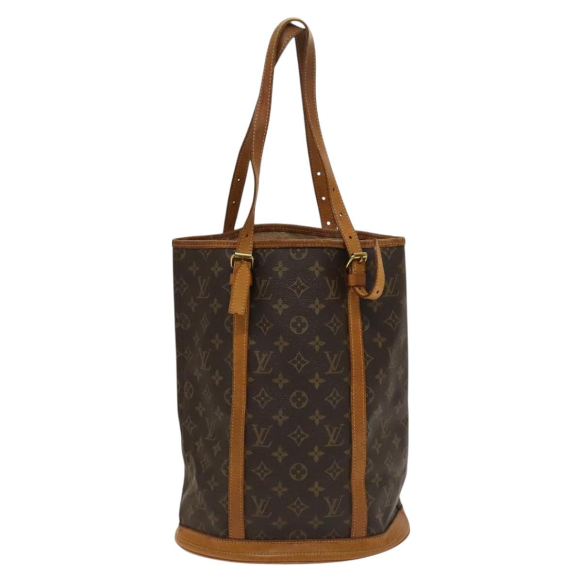 LOUIS VUITTON Monogram Bucket GM Shoulder Bag M42236 LV Auth fm4751