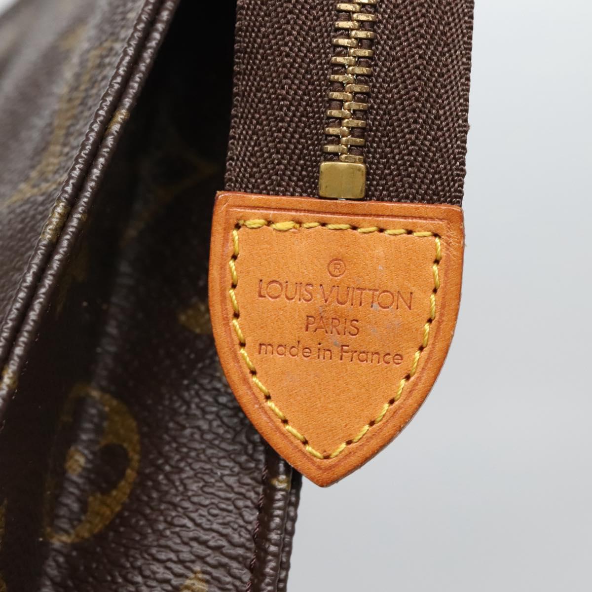 LOUIS VUITTON Monogram Poche Toilette 19 Pouch M47544 LV Auth fm4762