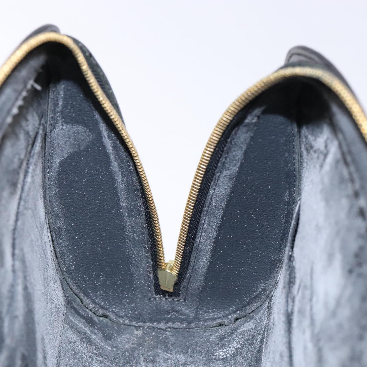 LOUIS VUITTON Epi Dauphine GM Cosmetic Pouch Black M48432 LV Auth fm4826