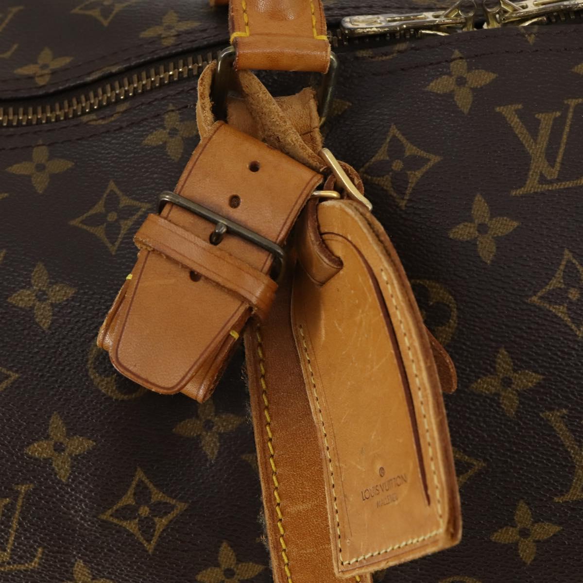 LOUIS VUITTON Monogram Keepall Bandouliere 60 Boston Bag M41412 LV Auth fm4854