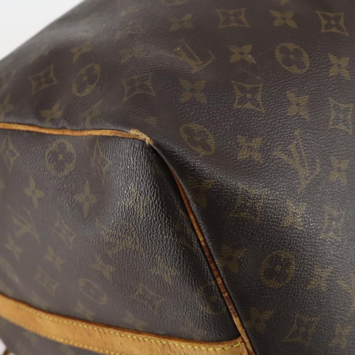 LOUIS VUITTON Monogram Keepall Bandouliere 60 Boston Bag M41412 LV Auth fm4855