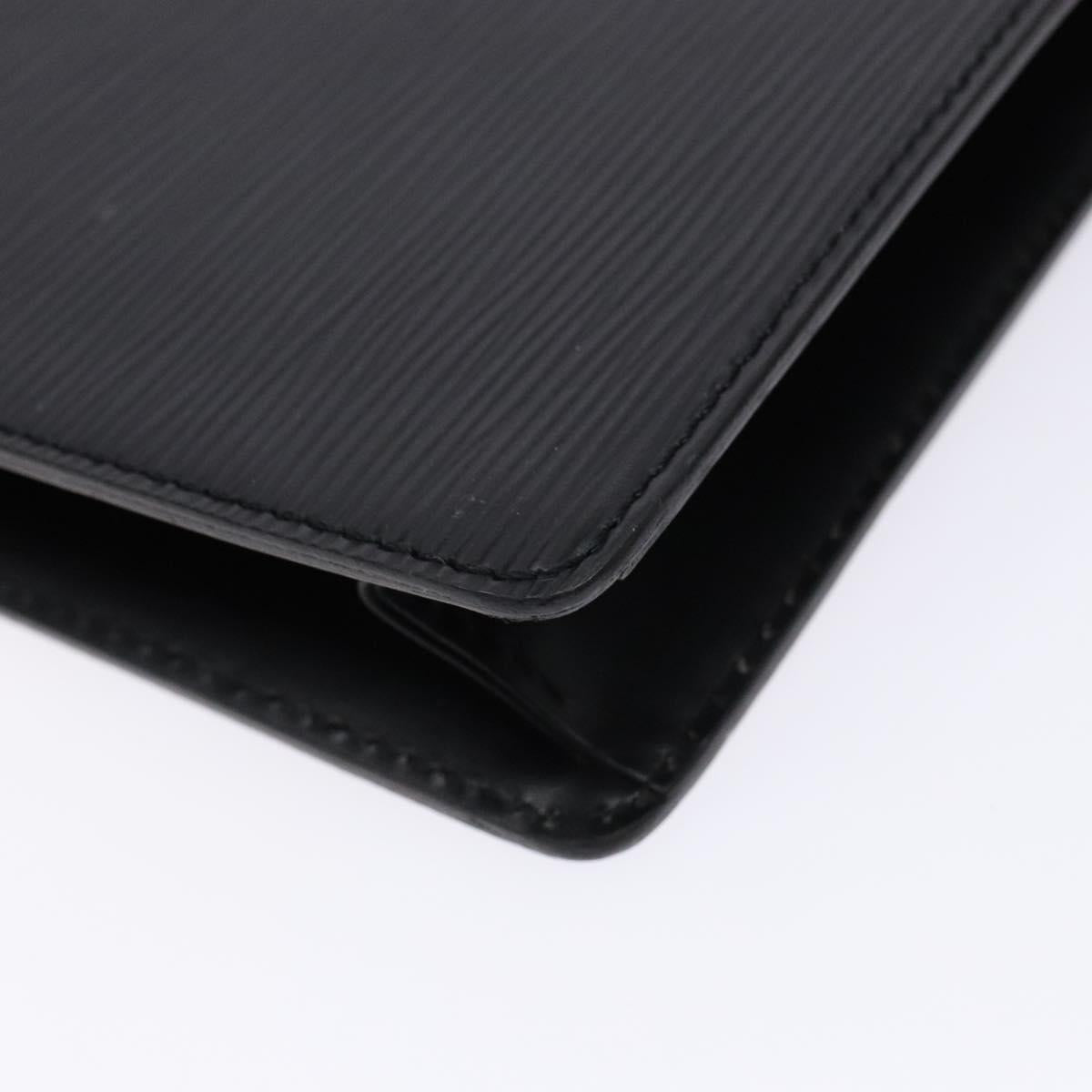 LOUIS VUITTON Epi Pochette Homme Clutch Bag Black Noir M52522 LV Auth fm4856