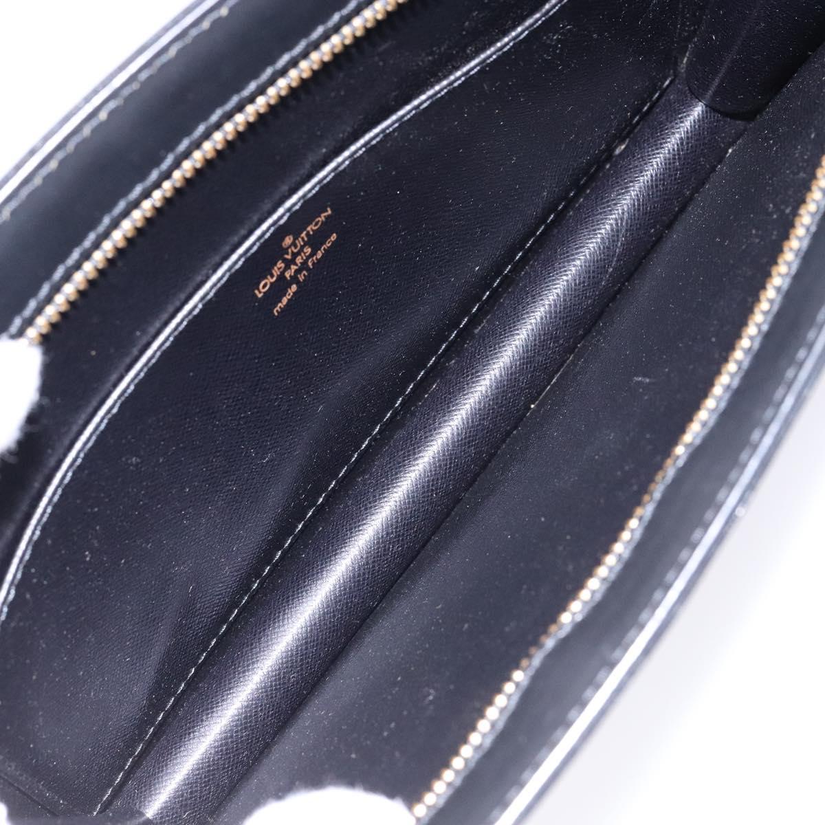 LOUIS VUITTON Epi Pochette Homme Clutch Bag Black Noir M52522 LV Auth fm4856