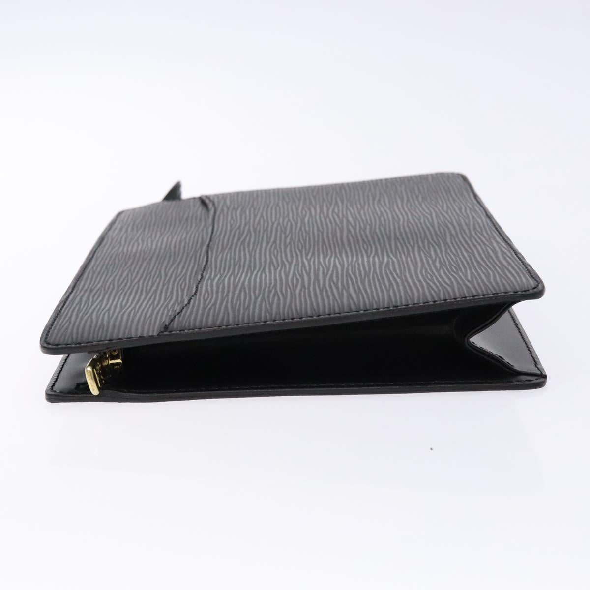LOUIS VUITTON Epi Pochette Homme Clutch Bag Black Noir M52522 LV Auth fm4856