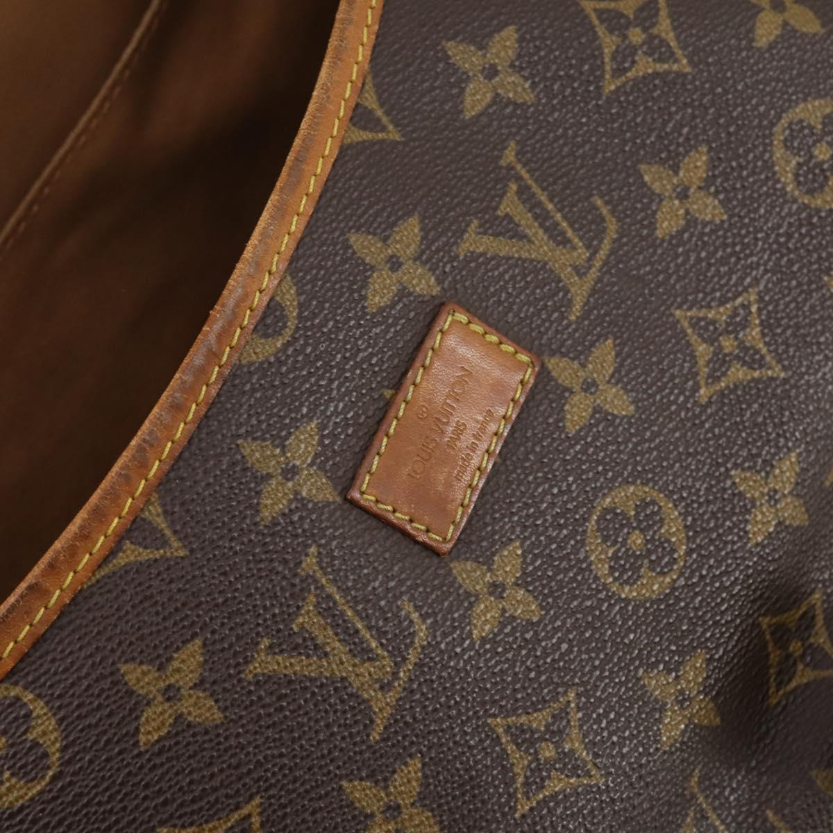 LOUIS VUITTON Monogram Saumur 35 Shoulder Bag M42254 LV Auth fm4858