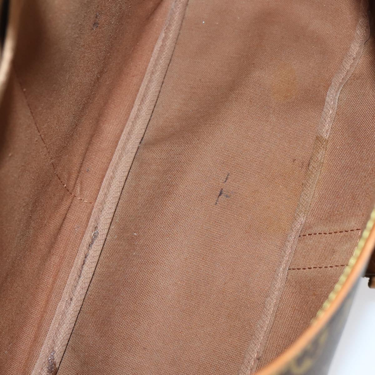 LOUIS VUITTON Monogram Saumur 35 Shoulder Bag M42254 LV Auth fm4858