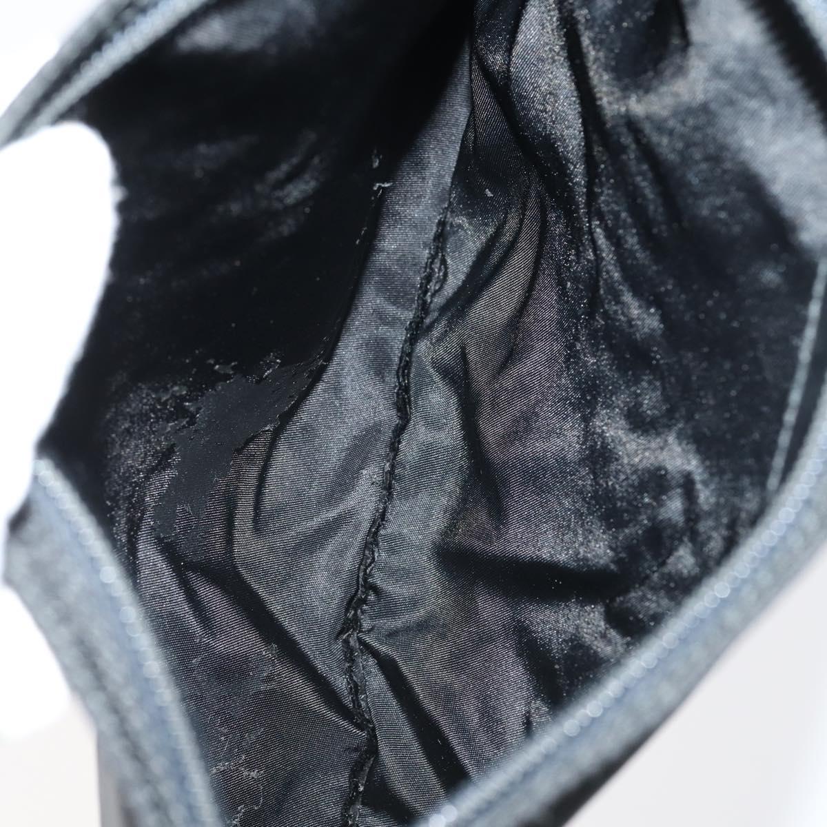 PRADA Pouch Nylon 4Set Black Brown Auth fm4859