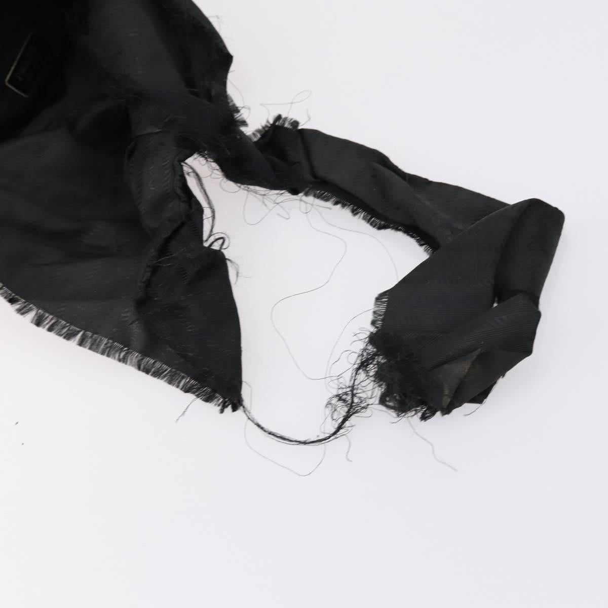 PRADA Pouch Nylon 4Set Black Brown Auth fm4859