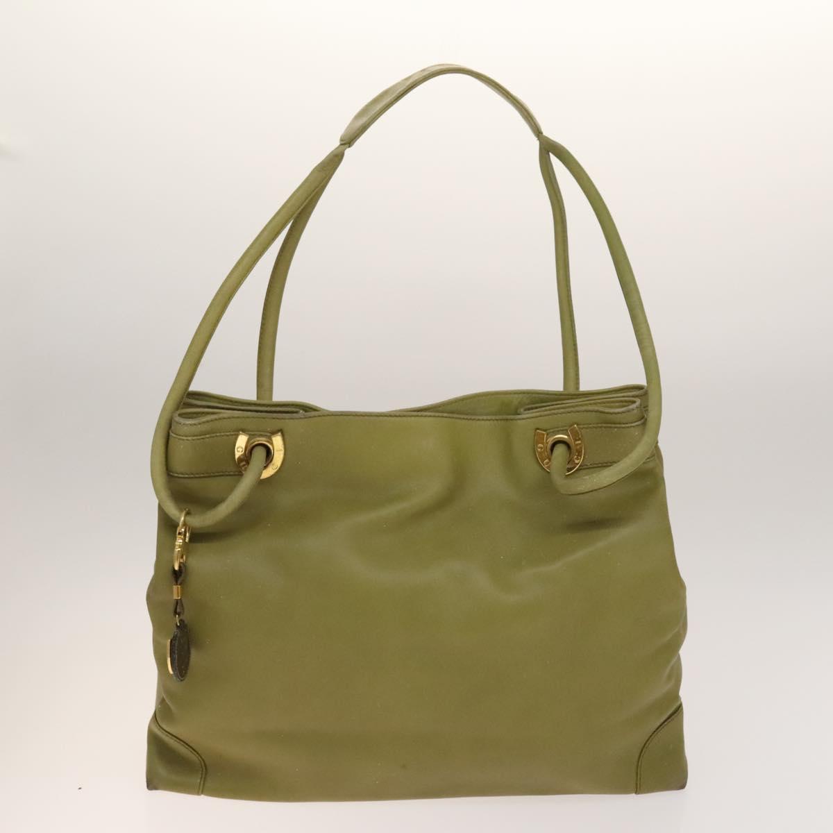 GUCCI GG Canvas Web Sherry Line Backpack Leather 3Set Beige Green Auth fm4862