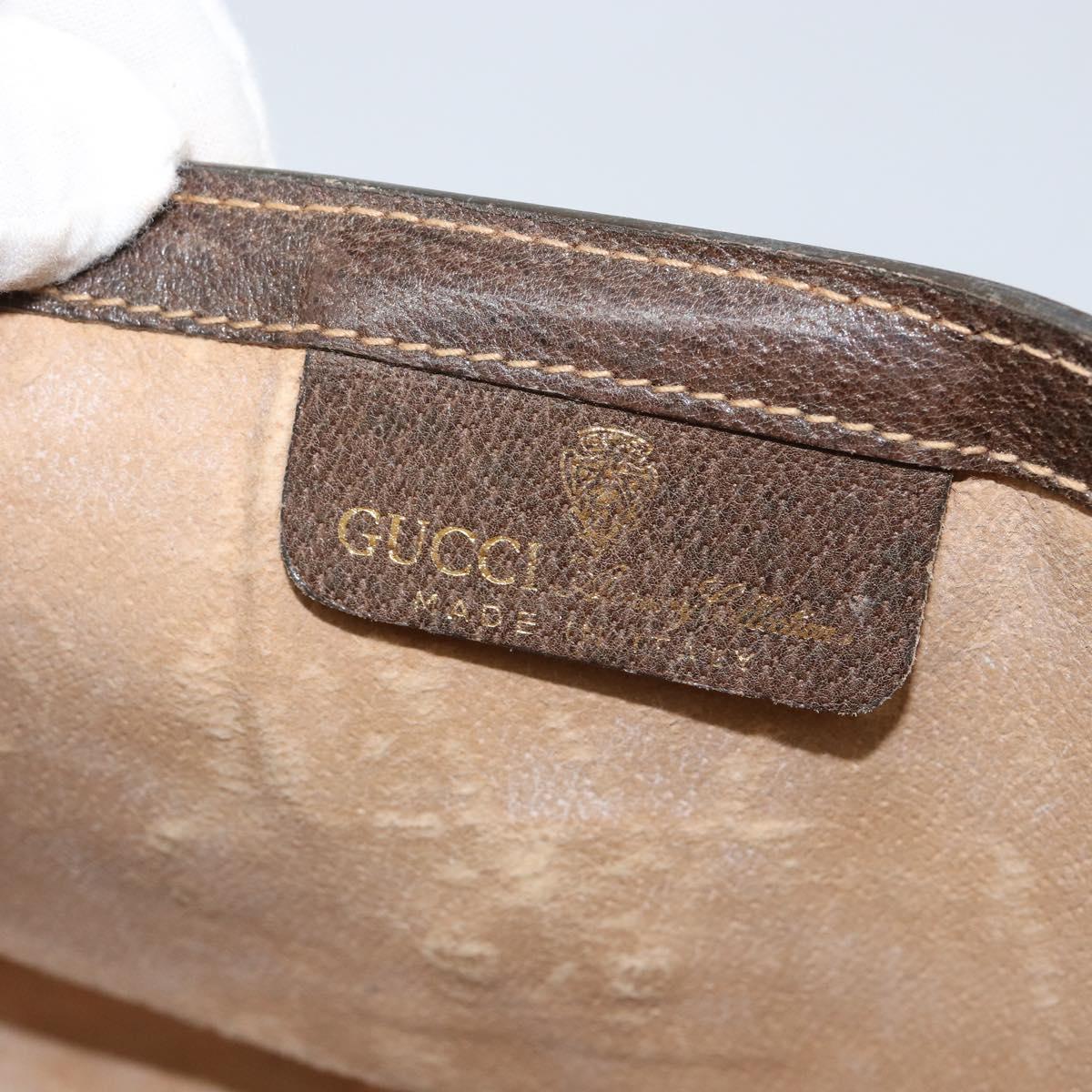 GUCCI GG Supreme Web Sherry Line Bag PVC Beige Red 41 014 3087 25 Auth fm4873