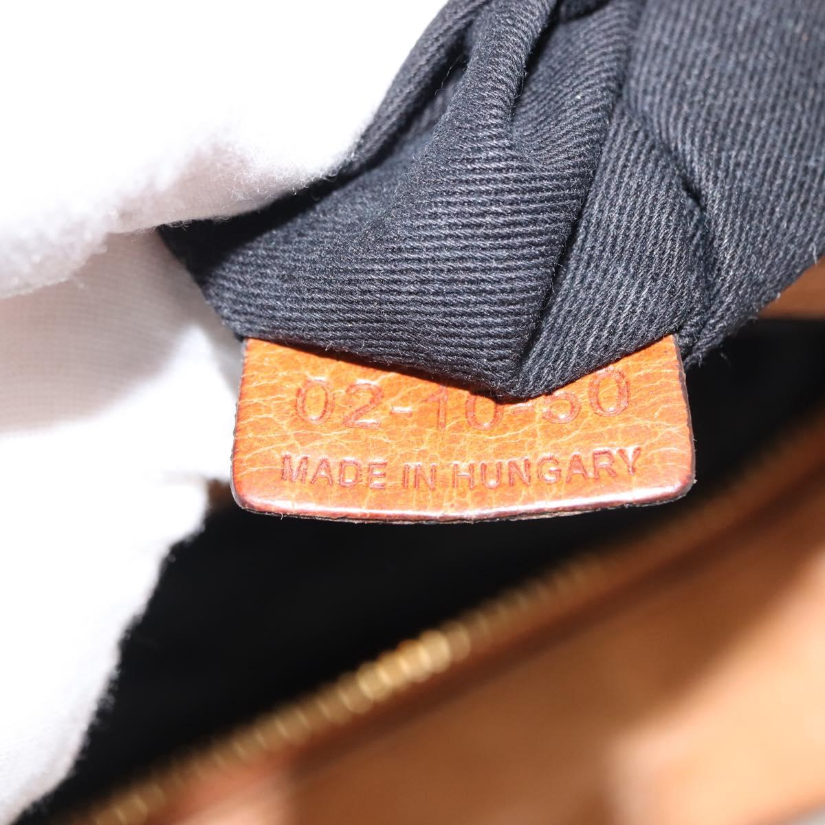 Chloe Etel Hand Bag Leather 2way Beige Gold Auth fm4883