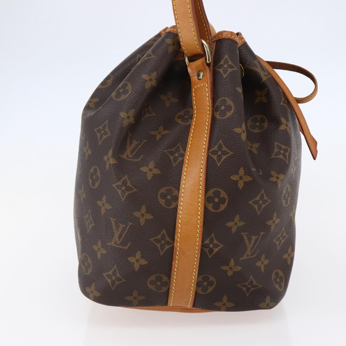 LOUIS VUITTON Monogram Petit Noe Shoulder Bag M42226 LV Auth fm4899
