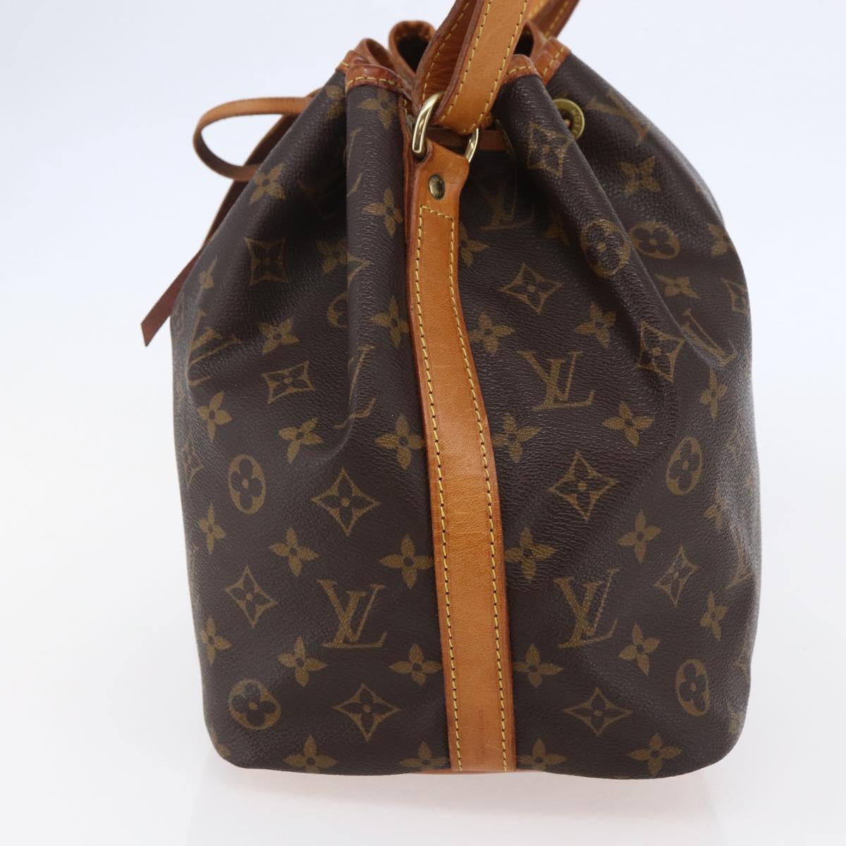 LOUIS VUITTON Monogram Petit Noe Shoulder Bag M42226 LV Auth fm4899