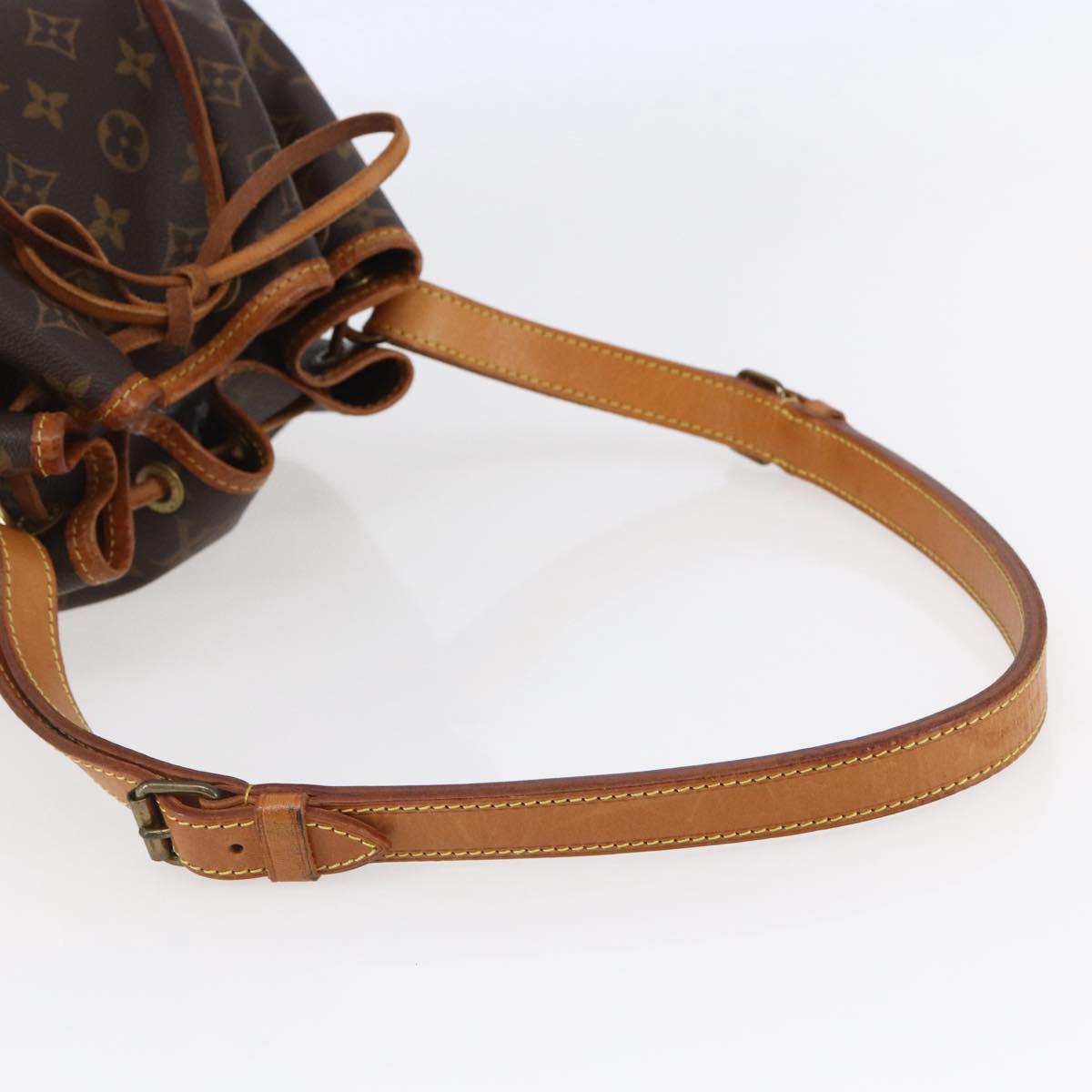 LOUIS VUITTON Monogram Petit Noe Shoulder Bag M42226 LV Auth fm4899