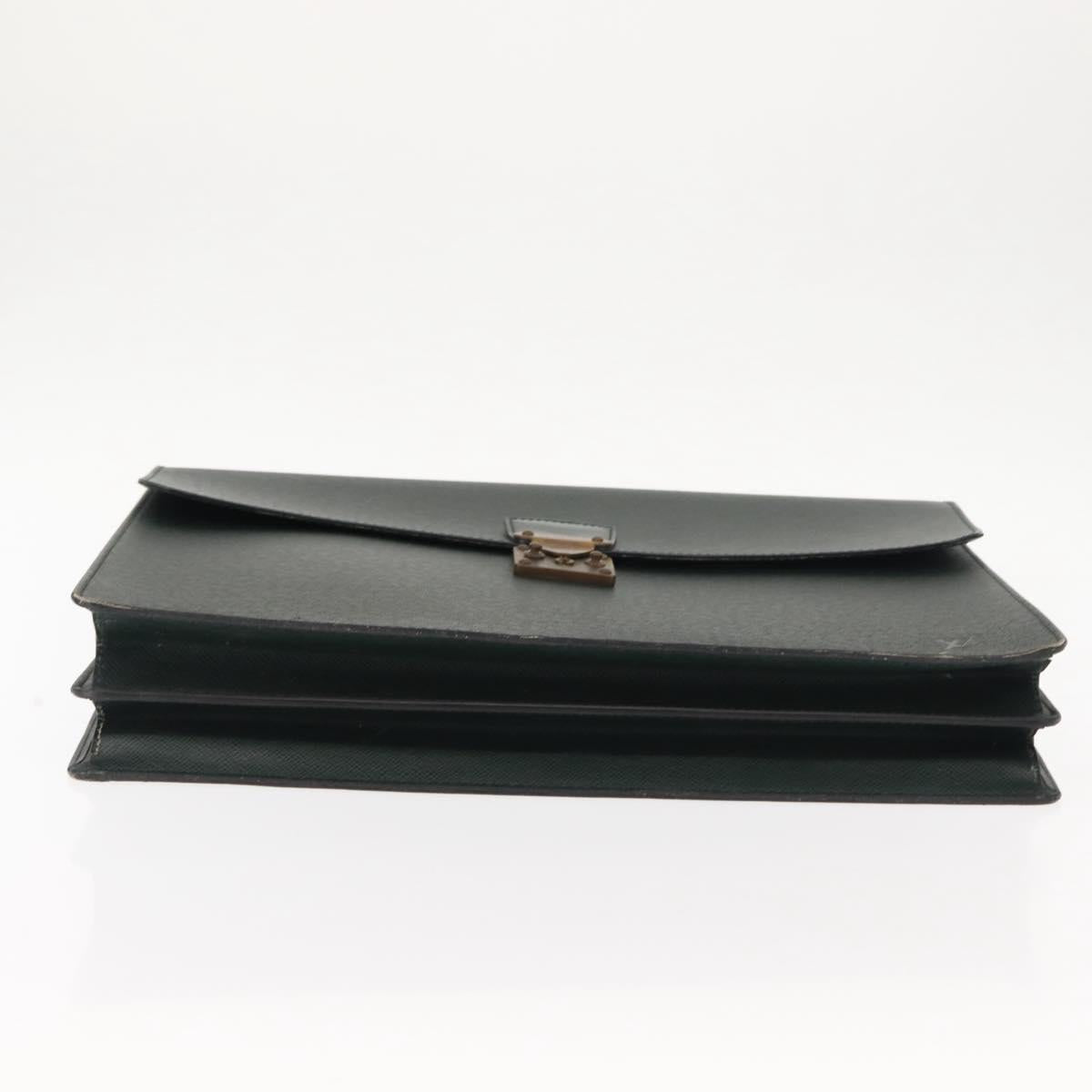 LOUIS VUITTON Taiga Serviette Moskova Business Bag Epicea M30034 LV Auth fm4903