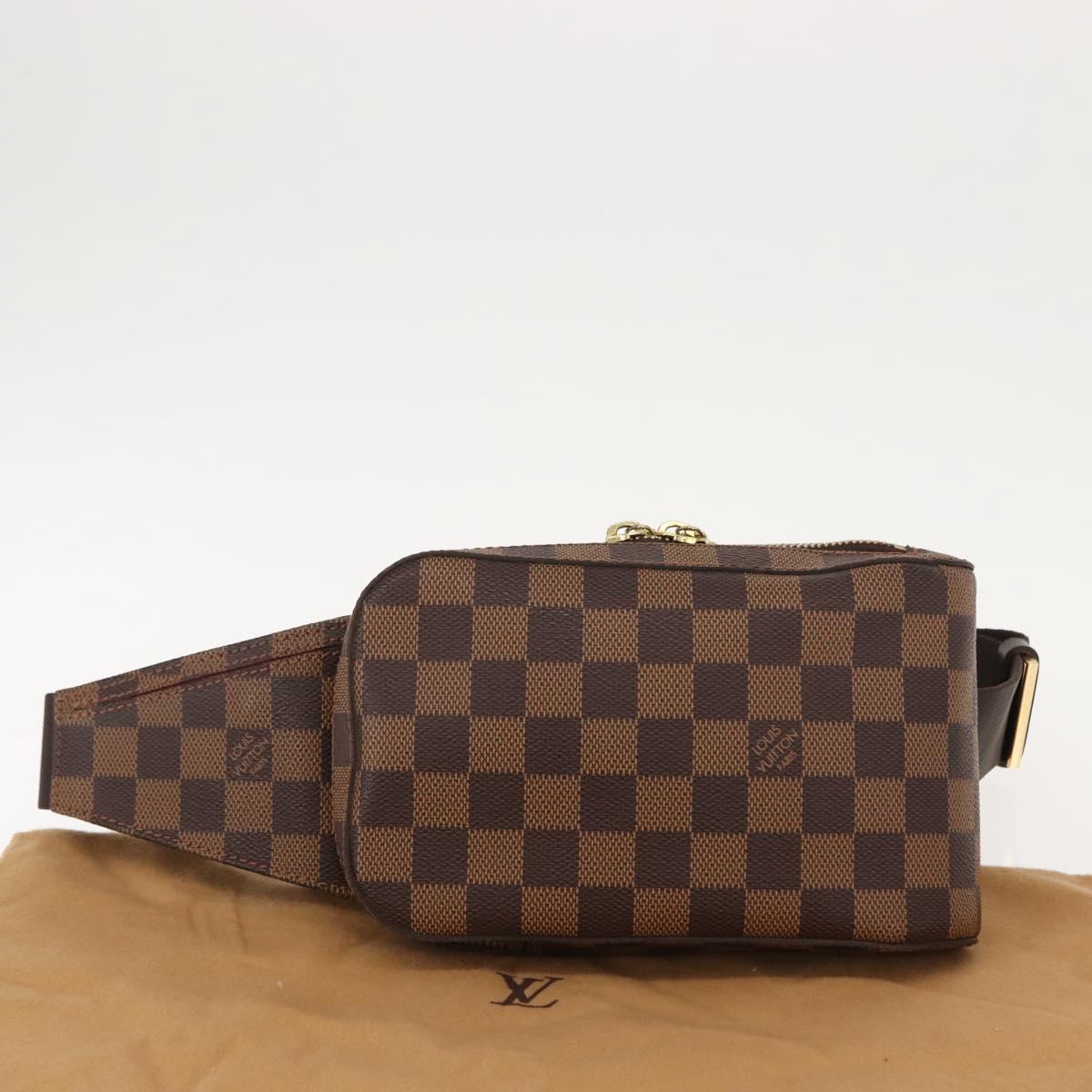 LOUIS VUITTON Damier Ebene Geronimos Shoulder Bag N51994 LV Auth fm4919V