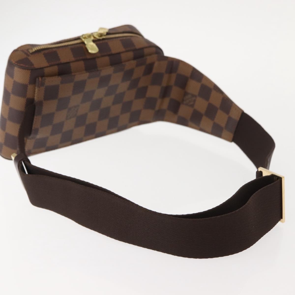 LOUIS VUITTON Damier Ebene Geronimos Shoulder Bag N51994 LV Auth fm4919V