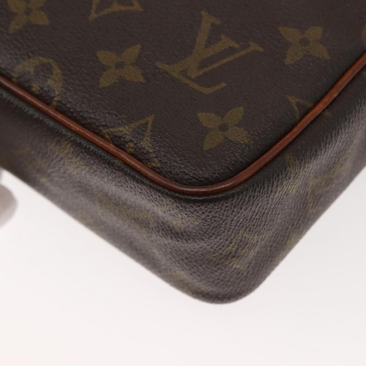 LOUIS VUITTON Monogram Compiegne 23 Clutch Bag M51847 LV Auth fm4921