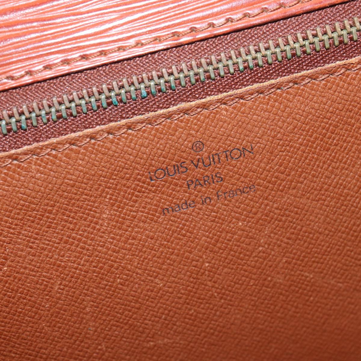 LOUIS VUITTON Epi Monceau 28 Hand Bag Brown M52123 LV Auth fm4929