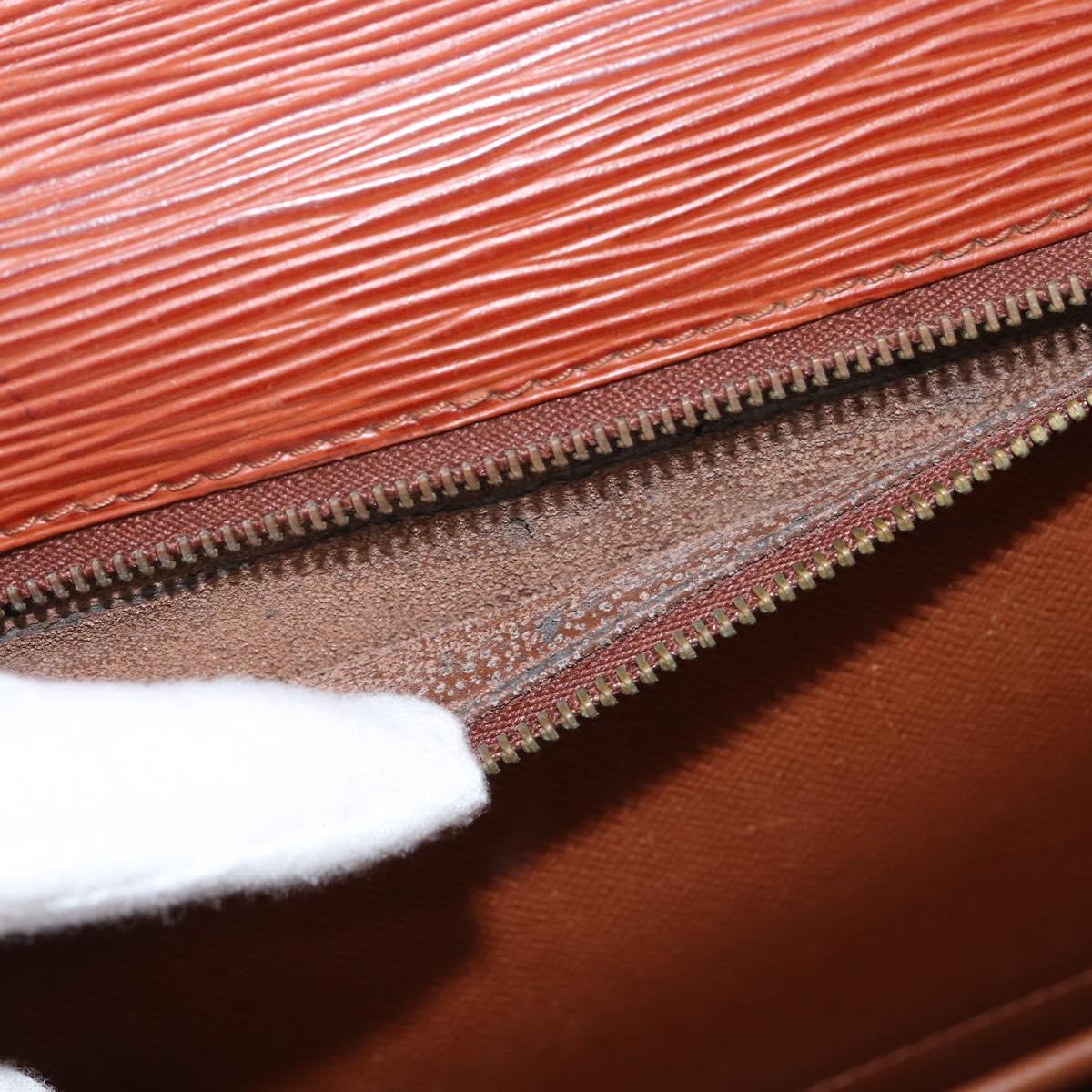 LOUIS VUITTON Epi Monceau 28 Hand Bag Brown M52123 LV Auth fm4929