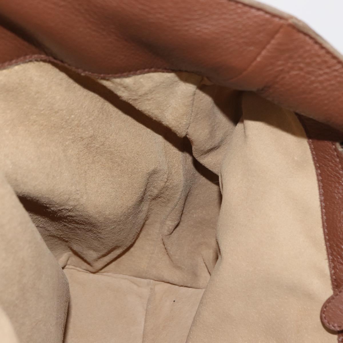 BOTTEGA VENETA INTRECCIATO Tote Bag Leather Brown Auth fm4936A