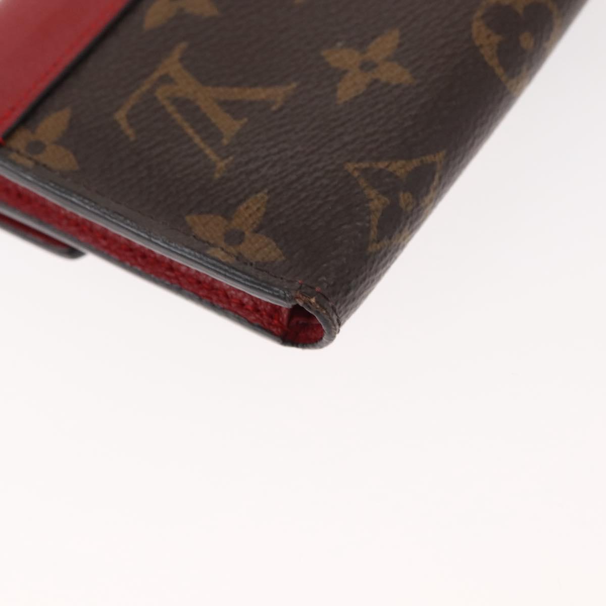LOUIS VUITTON Monogram Noir Portefeuille Purse Compact Wallet M67478 Auth fm4941