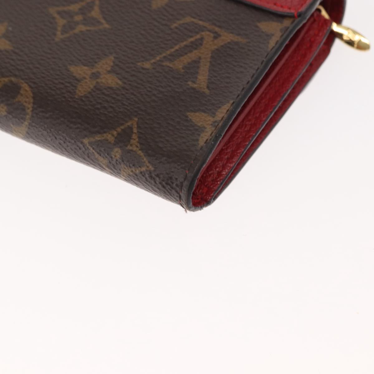 LOUIS VUITTON Monogram Noir Portefeuille Purse Compact Wallet M67478 Auth fm4941