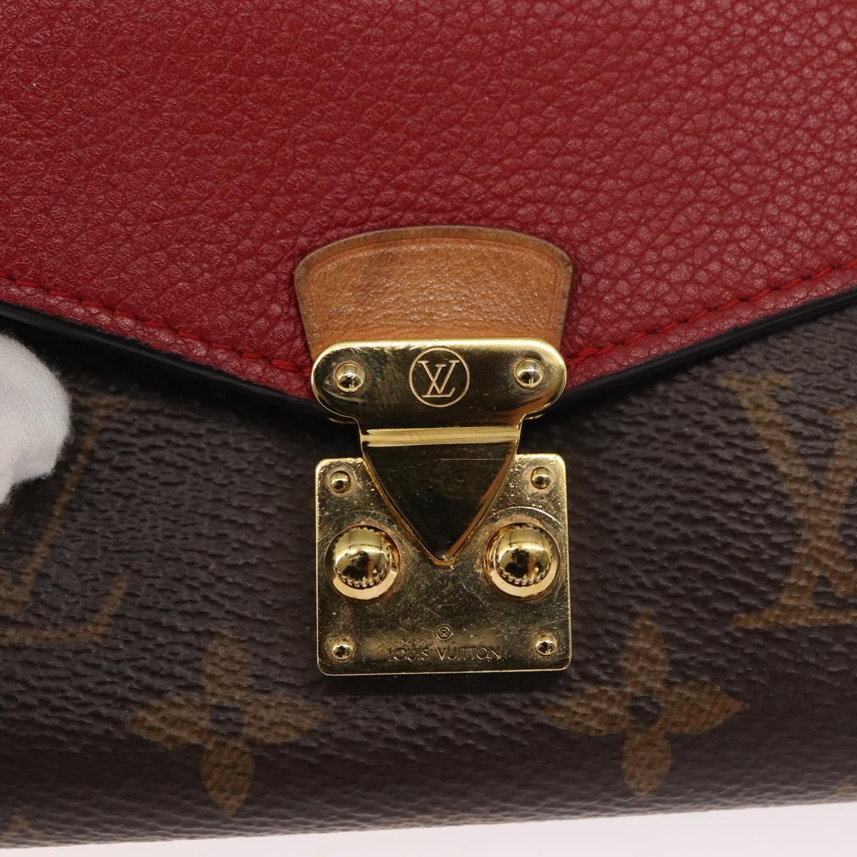 LOUIS VUITTON Monogram Noir Portefeuille Purse Compact Wallet M67478 Auth fm4941