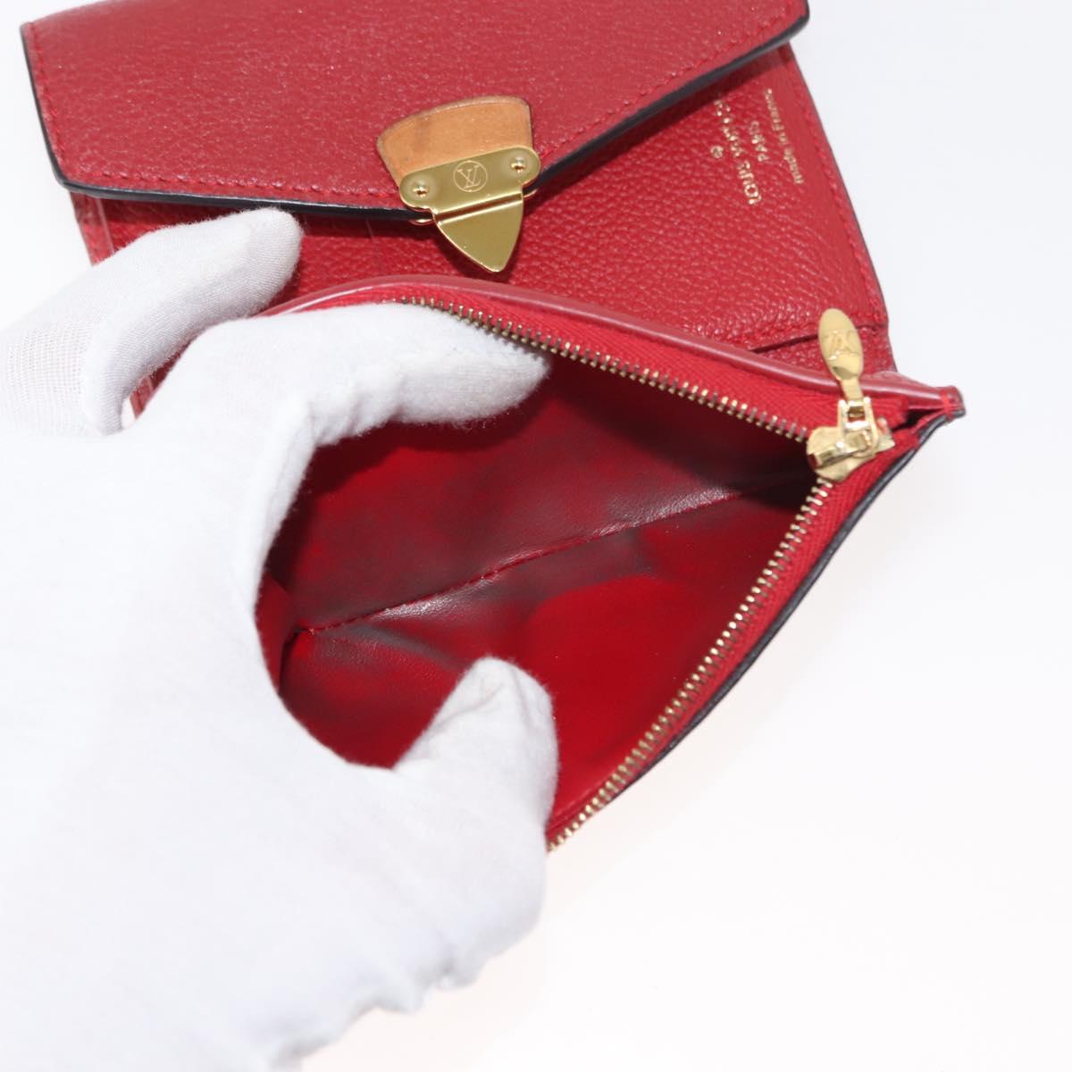 LOUIS VUITTON Monogram Noir Portefeuille Purse Compact Wallet M67478 Auth fm4941