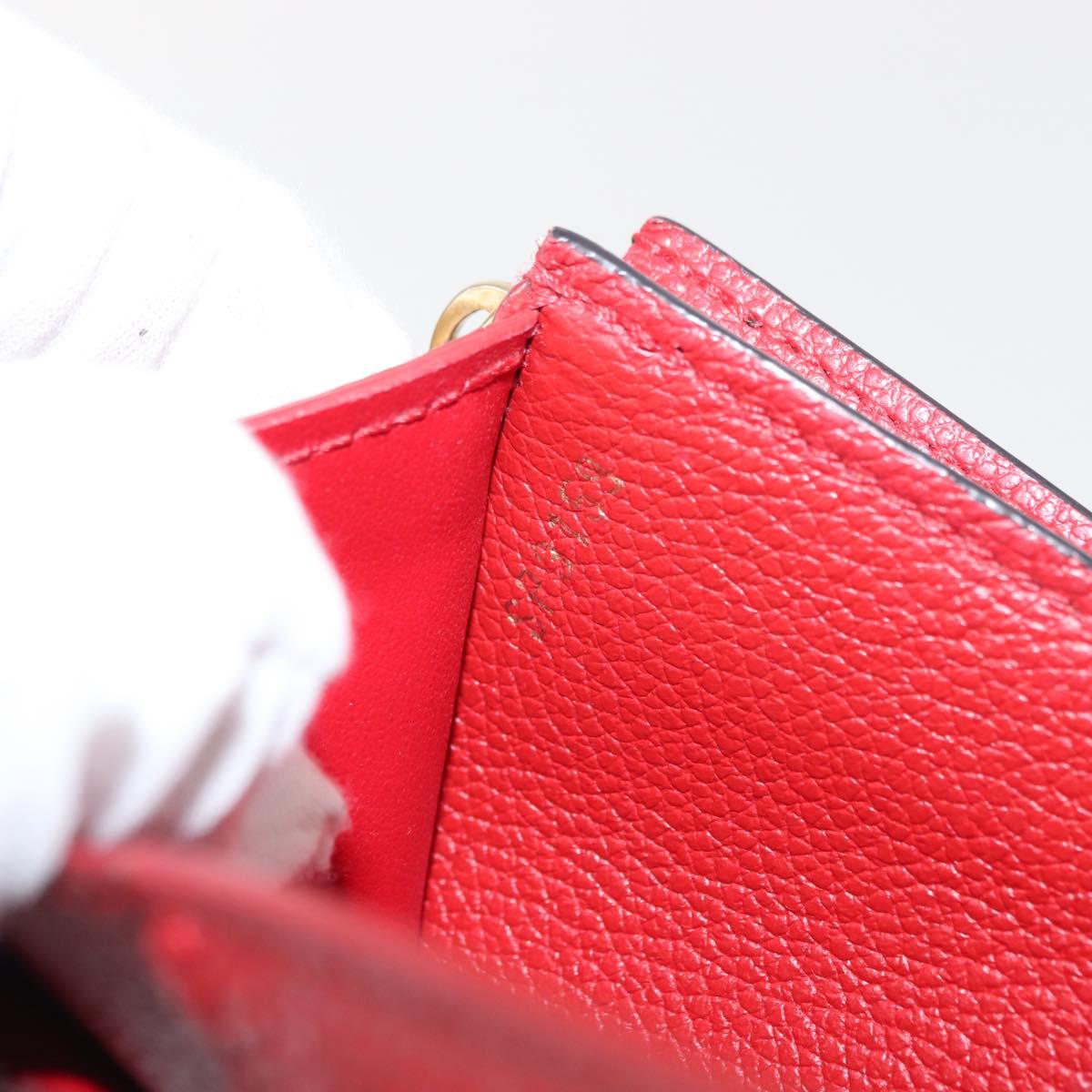 LOUIS VUITTON Monogram Noir Portefeuille Purse Compact Wallet M67478 Auth fm4941