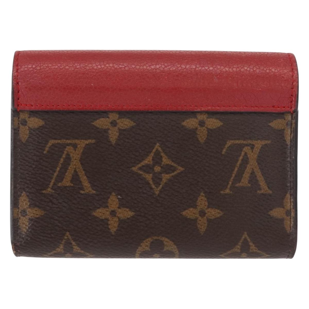 LOUIS VUITTON Monogram Noir Portefeuille Purse Compact Wallet M67478 Auth fm4941