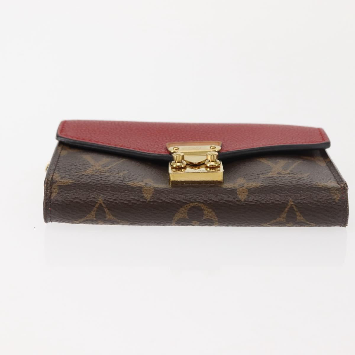 LOUIS VUITTON Monogram Noir Portefeuille Purse Compact Wallet M67478 Auth fm4941