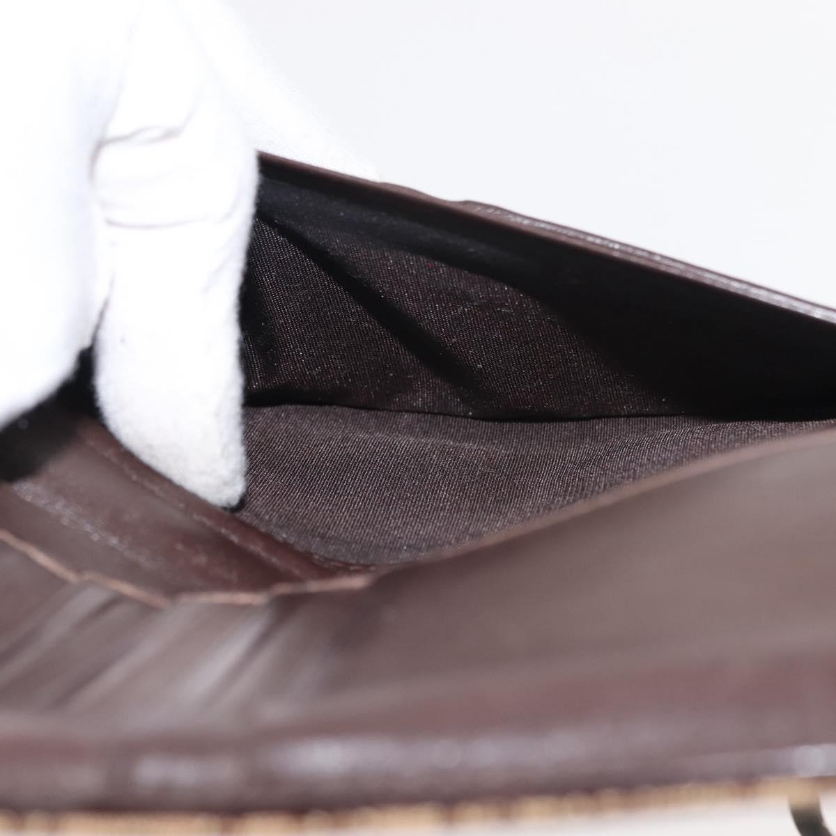 Christian Dior Trotter Canvas Saddle Long Wallet Rasta Color Auth fm4944