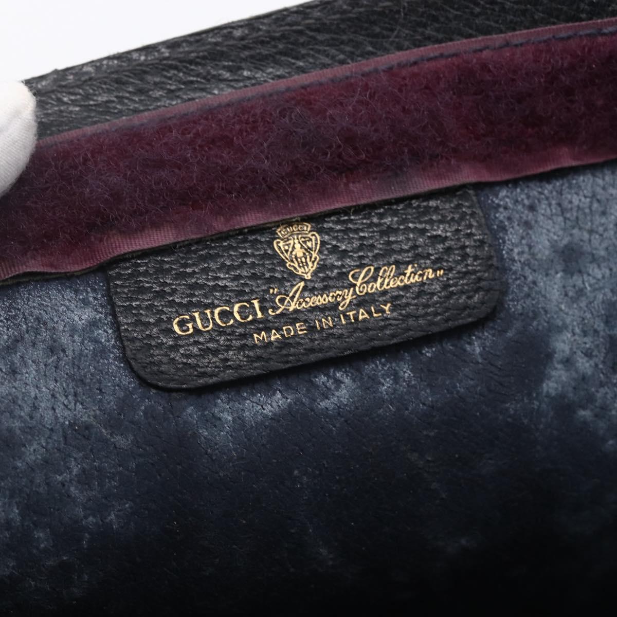 GUCCI GG Supreme Sherry Line Clutch Bag PVC Red Navy 84 014 2125 28 Auth fm4960