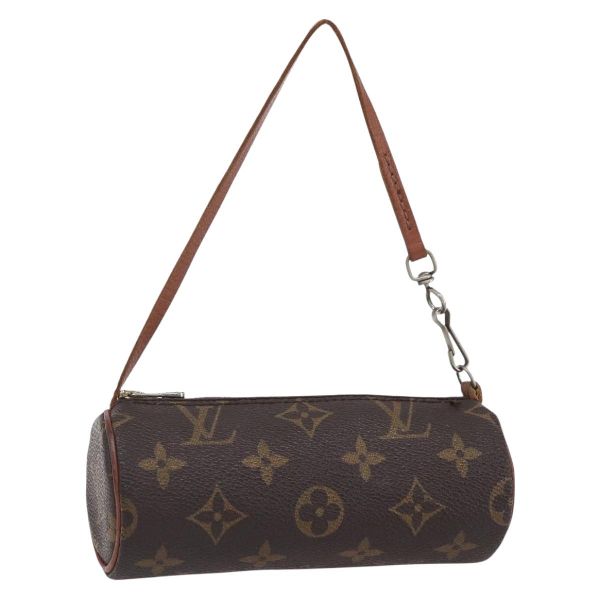 LOUIS VUITTON Monogram Papillon Pouch LV Auth fm4965