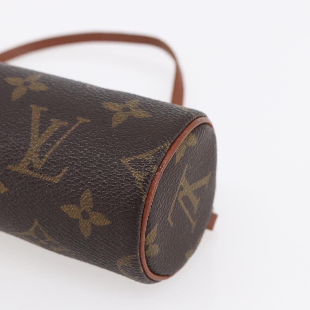 LOUIS VUITTON Monogram Papillon Pouch LV Auth fm4965