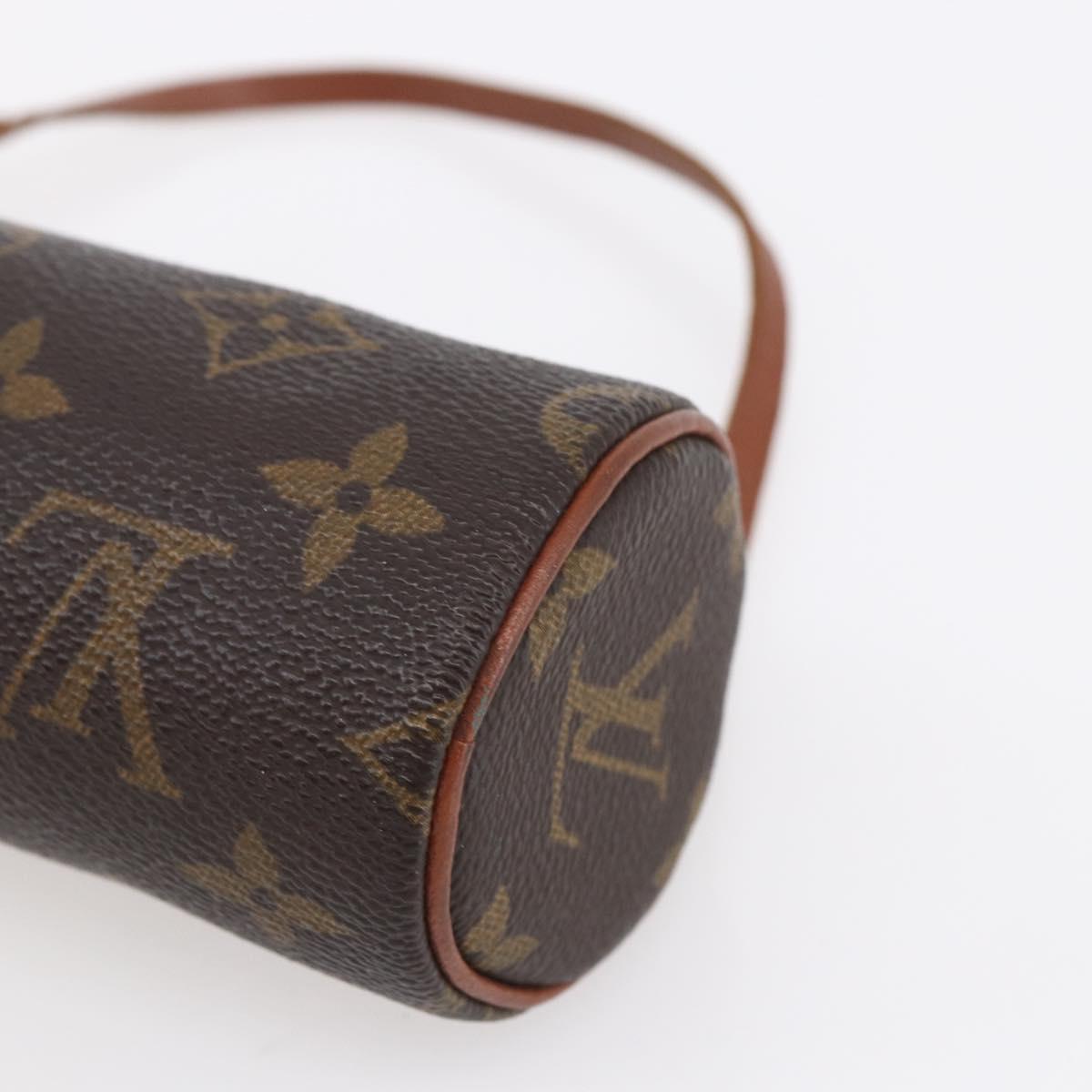 LOUIS VUITTON Monogram Papillon Pouch LV Auth fm4965
