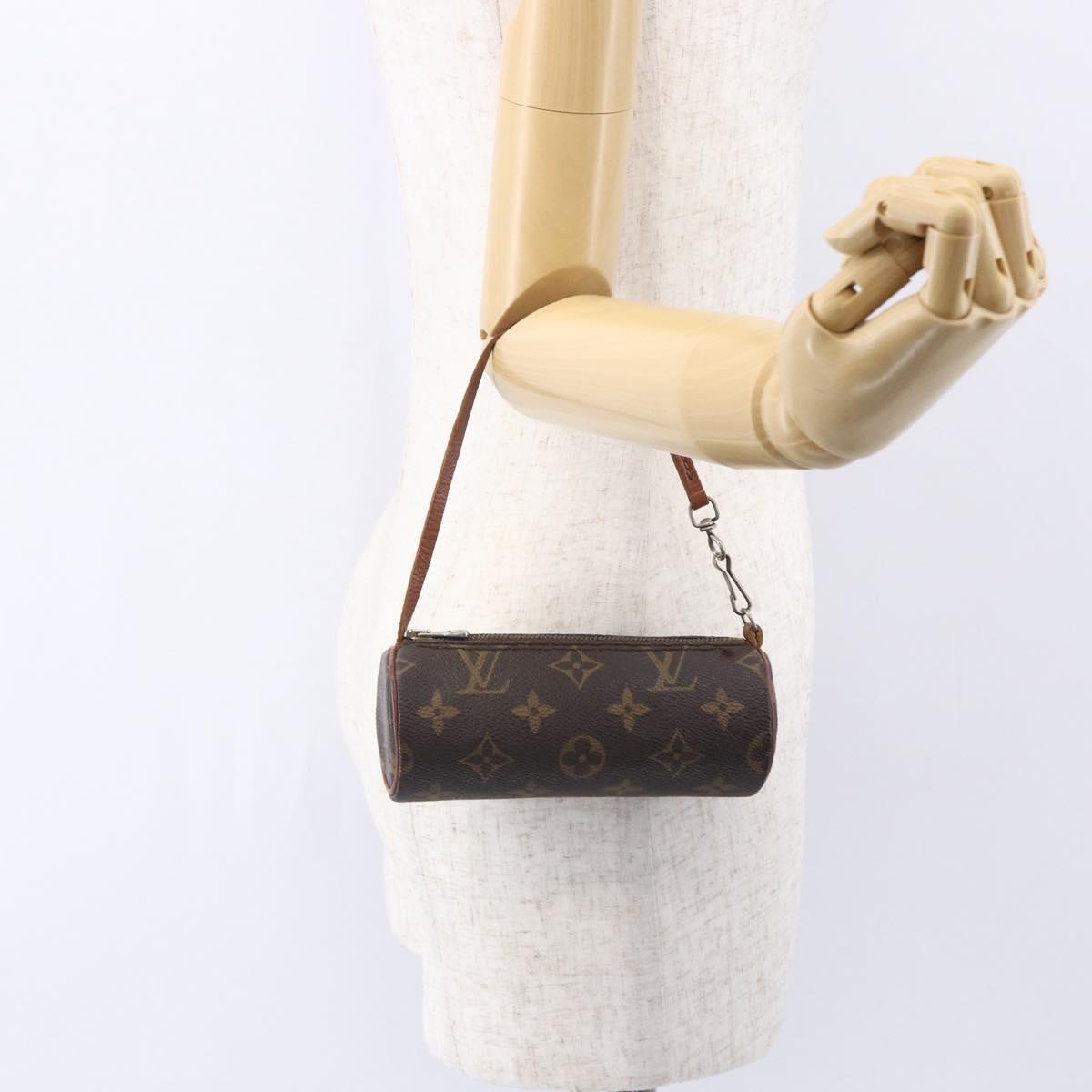 LOUIS VUITTON Monogram Papillon Pouch LV Auth fm4965
