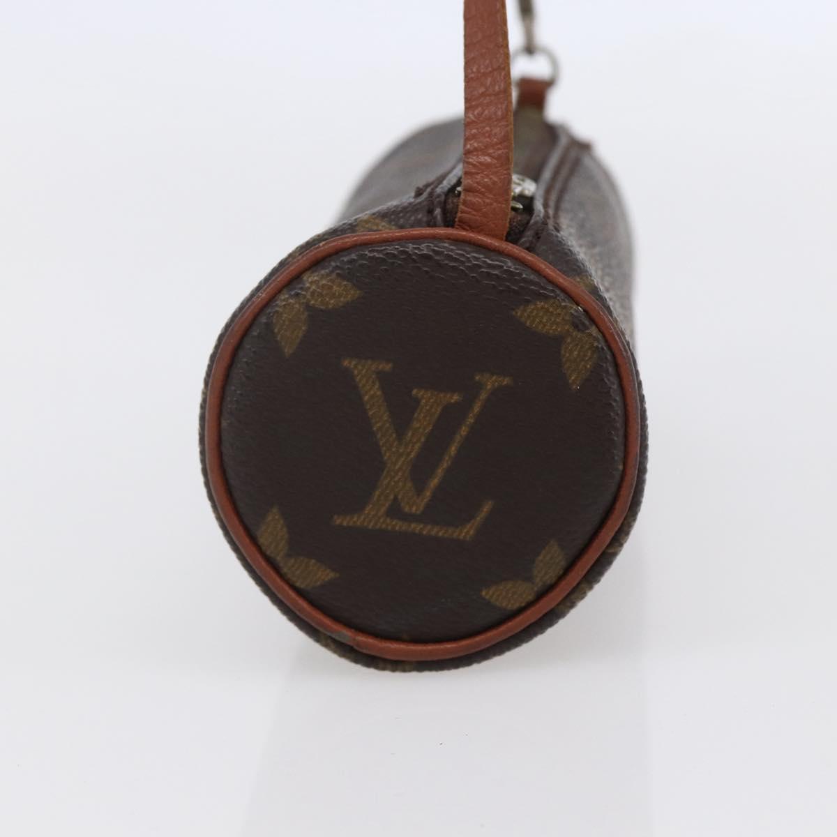 LOUIS VUITTON Monogram Papillon Pouch LV Auth fm4965