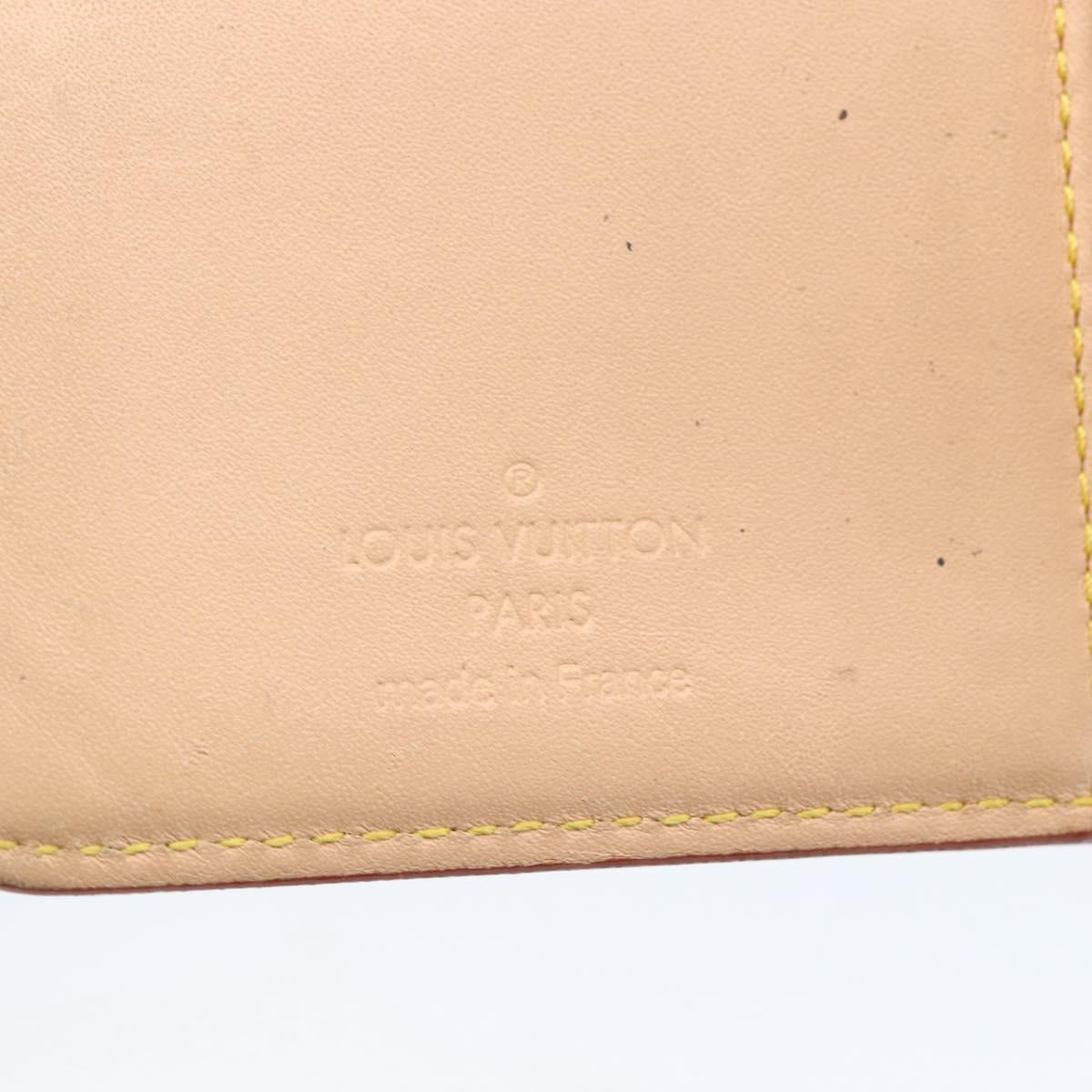 LOUIS VUITTON Multicolor Portefeuille Viennois Wallet Black M92988 Auth fm5009