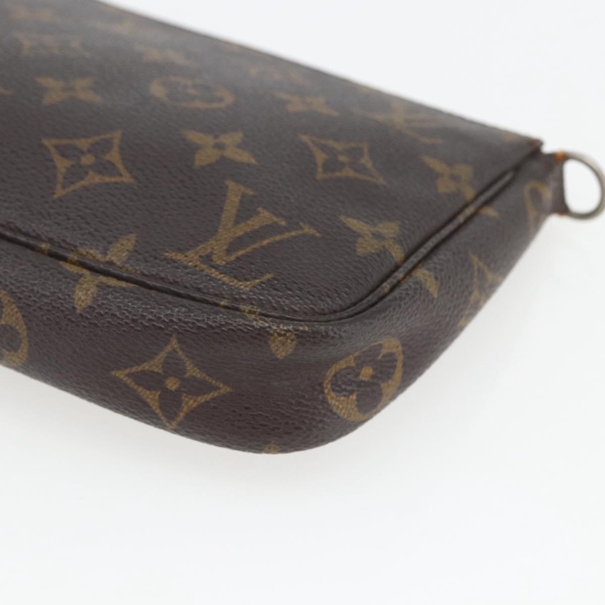 LOUIS VUITTON Monogram Pochette Accessoires Pouch M51980 LV Auth fm5031