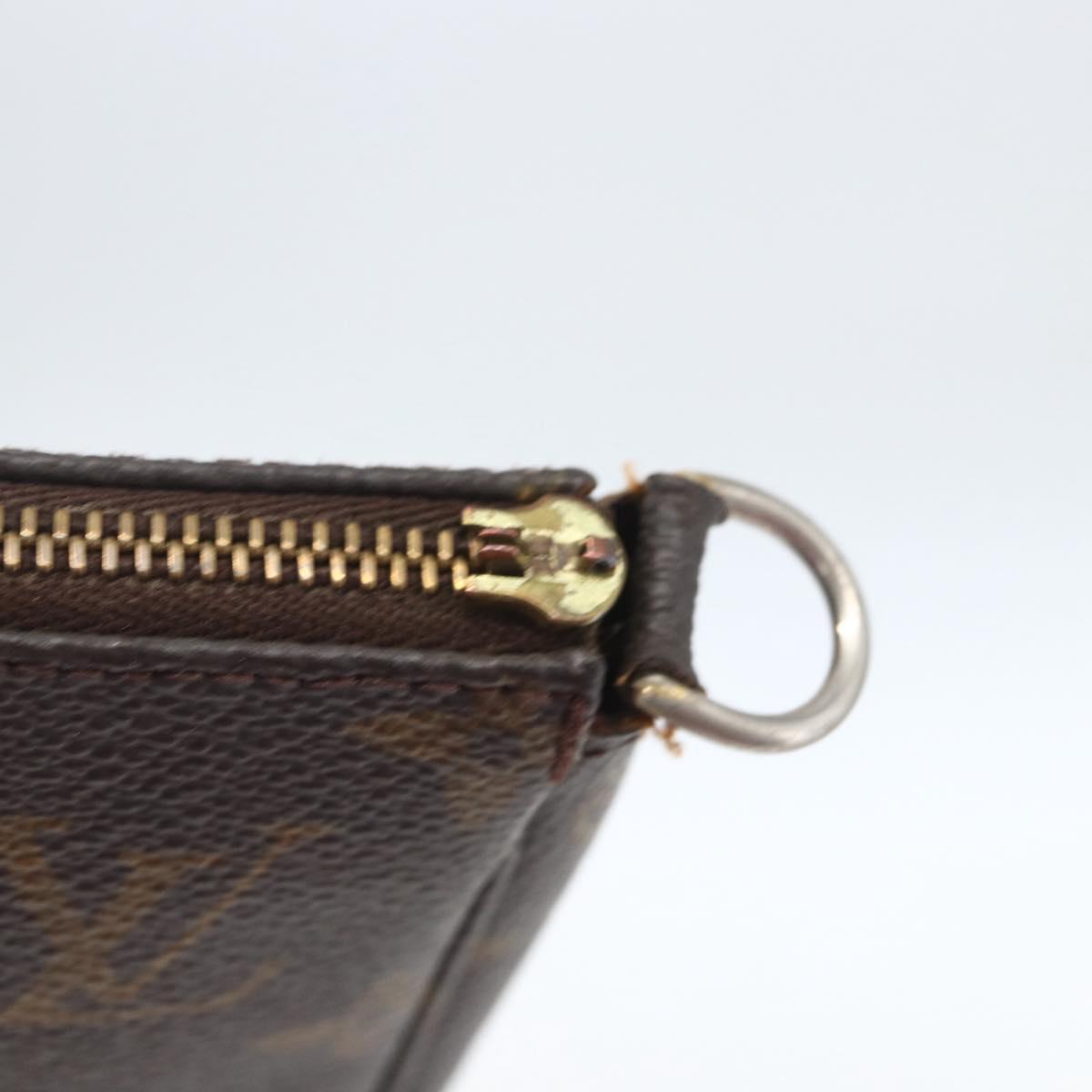 LOUIS VUITTON Monogram Pochette Accessoires Pouch M51980 LV Auth fm5031